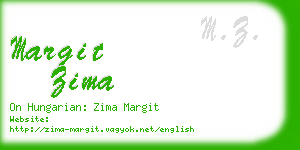 margit zima business card